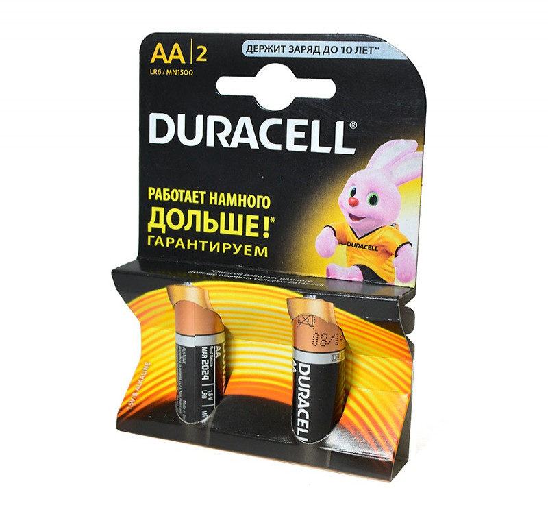 Батарейка DURACELL Plus AA/316/LR6 2шт/упак