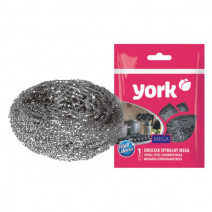 Мочалка из стали спиральная MEGA YORK 40г 1/80