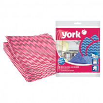 Салфетки вискоза для кухни YORK 35*35см, 5шт 1/54