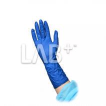 Перчатки латекс HIGH RISK неопудр, нестерильн, рр 9-L, синие, 25пар 1/10