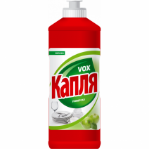 Средство для посуды ЯБЛОКО КАПЛЯ VOX 450г 1/15