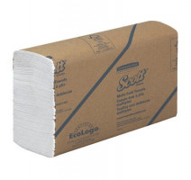Полотенце бумажное белое KIMBERLY SCOTT® MULTIFOLD 1сл, 250л, Z-сл, 20*24см 1/16