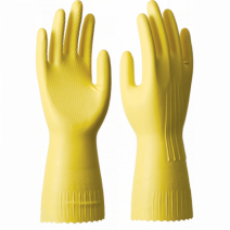 Перчатки резиновые СПЕЦ-SB рр 8-М, с напылением, желтые 1/12 1/120
