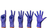Перчатки ZKS™ нитриловые 'Spectrum Prime' темно-фиолетовые размер L