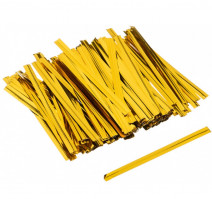 Прутики-скрутики 4х12 золотые 50 шт/упак