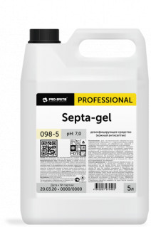 Дезинфицирующее средство (кожный антисептик) Septa-gel, 5л