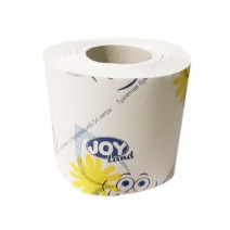 Туалетная бумага белая JOY Land 1сл, 54м