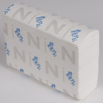 Полотенце бумажное белое НРБ 2сл, 190л, Z-сл, 22*22см NRB-25Z221 20/1