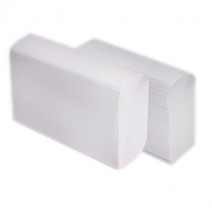 Полотенце бумажное белое НРБ TISO 2сл, 200л, Z-сл 20/1