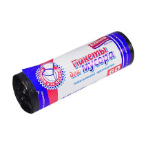 Пакеты для мусора 60л, 20шт, рулон, черные 1/24