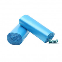 Мешки для мусора 60 литров, 60х74 см., ПСД в рулонах по 20 штук, синие, усиленные