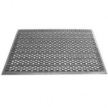 Грязезащитный входной коврик из ПВХ-модулей Scrub-10 серый, SC46GR