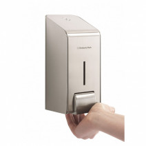 Диспенсер картриджный для моющих средств, нержавеющая сталь, хром KIMBERLY 1л 1/1