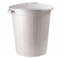 Контейнер для мусора 45л пластик круглой с крышкой