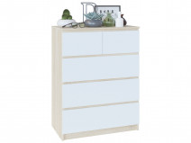 Комод Сокол Т-5Р Дуб Сонома / Белый