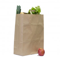 Пакет бумажный 350х150х450 мм крафт, с плоскими ручками (200 шт.)