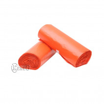 Мешки для мусора 35 литров, 50х58 см., ПСД в рулонах по 20 штук, оранжевые, усиленные