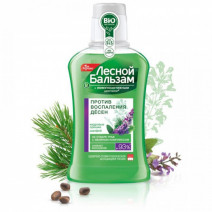 Ополаскиватель для рта КЕДРОВЫЕ ОРЕХИ И ШАЛФЕЙ ЛЕСНОЙ БАЛЬЗАМ 250мл