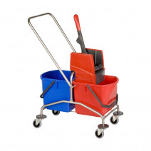 Vermop Тележка Garant, 2 x 17 л, нерж. сталь