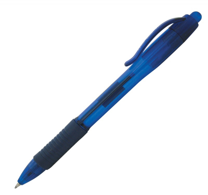 Ручка гелевая синяя толщина линии 0,5 мм автоматическая