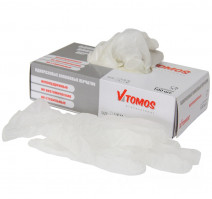 Перчатки виниловые неопудренные ToMoS 100шт/упак XL