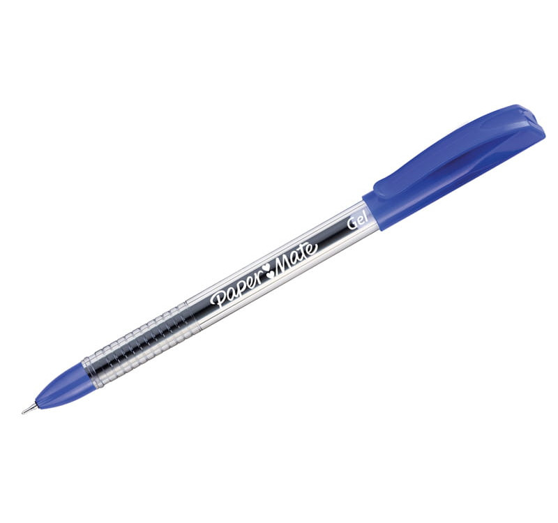 Ручка гелевая синяя толщина линии 0.5 мм