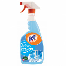 Средство для мытья окон, стекла и зеркал с НАШАТЫРНЫМ СПИРТОМ HELP 750 мл курок 1/12
