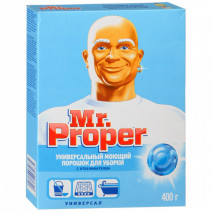 Универсальное чистящее средство для твердых поверхностей с ОТБЕЛИВАТЕЛЕМ MR PROPER 400гр 1/22