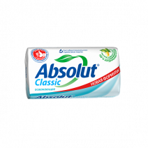 Туалетное мыло антибактериальное ABSOLUT CLASSIC ОСВЕЖАЮЩЕЕ 90г 1/6/72