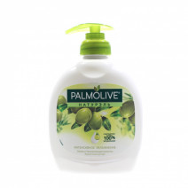 Жидкое мыло ОЛИВА и УВЛАЖНЯЮЩЕЕ МОЛОЧКО интенсивное увлажнение PALMOLIVE НАТУРЕЛЬ 300мл 1/12 насос