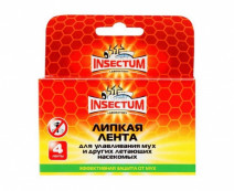Липкая лента от мух Insectum 4шт