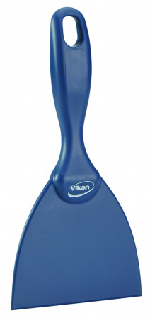 Ручной скребок, металлодетектируемый, 102 мм, металлизированный синий цвет