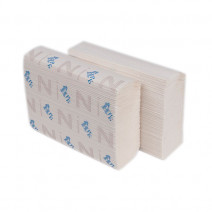 Полотенце бумажное белое НРБ 1сл, 200л, Z-сл, 23*22см NRB-25Z112 20/1