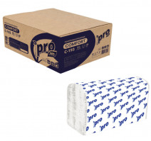 Полотенце бумажное Vслож 1сл 250л/упак PRO влагопрочное белое