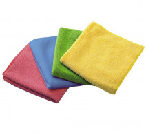 Салфетка микрофибра 35х35см универсальная желтая