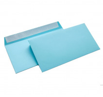 Конверт C65 114х229 120 г/м2 голубой