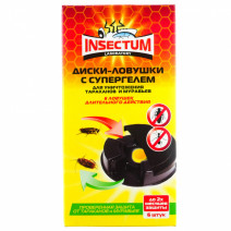 Диски-ловушки с гелем от тараканов и муравьев Insectum 6шт