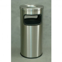 Урна пепельница нержавеющая сталь d=38см, h=83см с внутренней емкостью 1/1