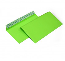 Конверт C65 114х229 120 г/м2 зеленый