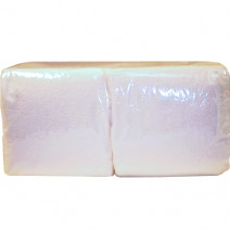 Салфетки бумажные белые СЕМЬЯ и КОМФОРТ 24*24см, 1сл, 400л 1/10