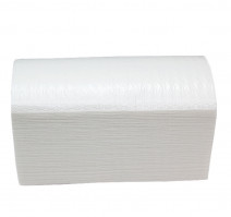 Полотенце бумажное Vслож 1сл 250л/упак влагопрочное белое, 20 упак/кор (Р)