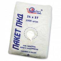 Пакет фасовочный 24*37см, 8мкм, ПНД, 1000шт 1/10