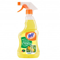 Средство для мытья окон, стекла и зеркал ЛИМОН HELP 500 мл курок 1/12