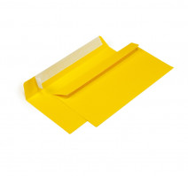 Конверт C65 114х229 120 г/м2 желтый