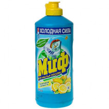 Средство для посуды ЛИМОННАЯ СВЕЖЕСТЬ МИФ 500мл 1/21