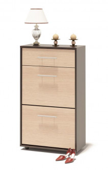 Обувница Сокол ТП-2 Корпус Венге / Фасад Беленый дуб