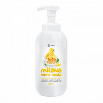 Мыло-пенка СЛИВОЧНО-ЛИМОННЫЙ ДЕСЕРТ MILANA 500мл с дозатором