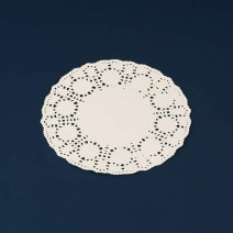 Салфетки ажурные белые Ø-14см, 250шт 1/20