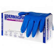 Перчатки латексные Dermagrip 25пар/упак S