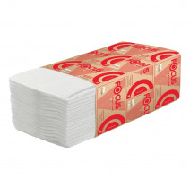 Полотенце бумажное Vслож 2сл 200л/упак Focus